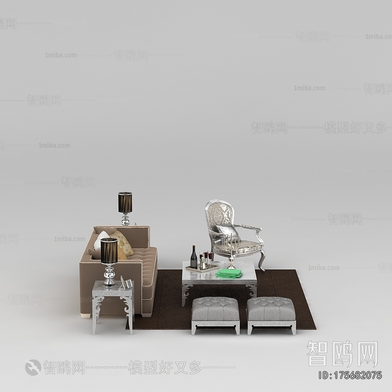 European Style Sofa Combination