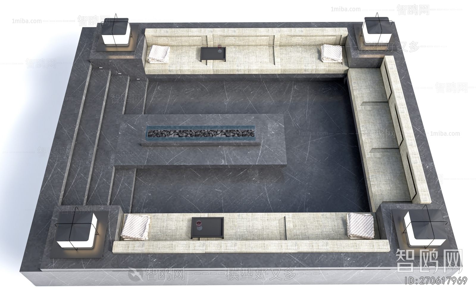 Modern Card Seat Sofa