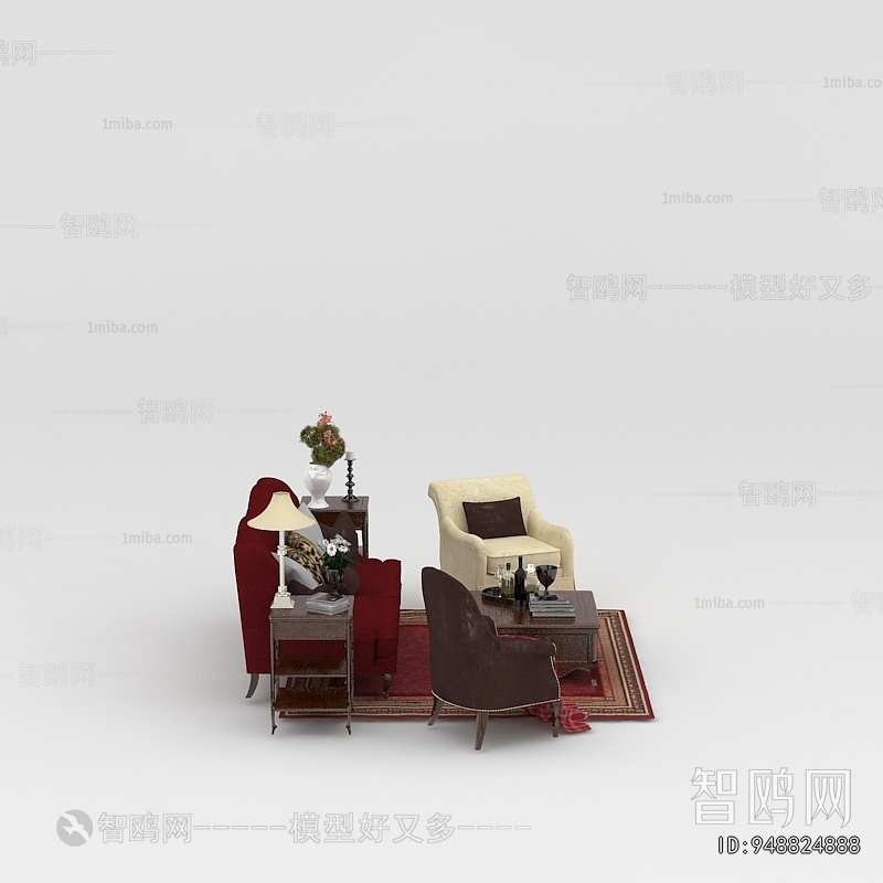 European Style Sofa Combination