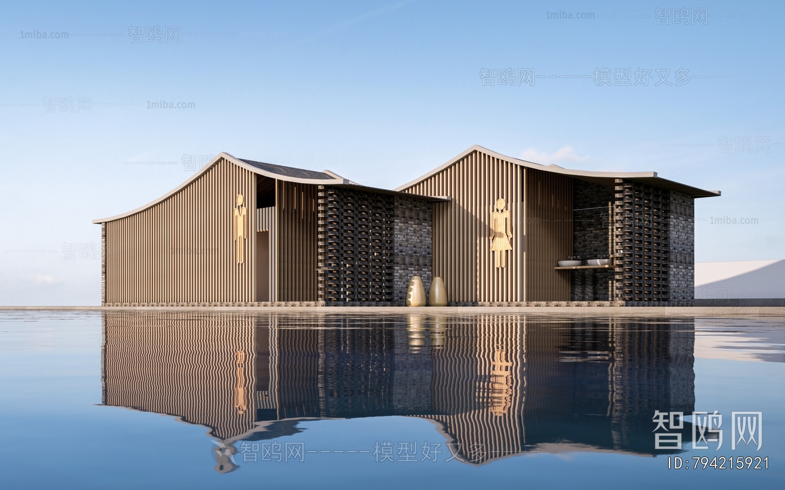 New Chinese Style Public Building