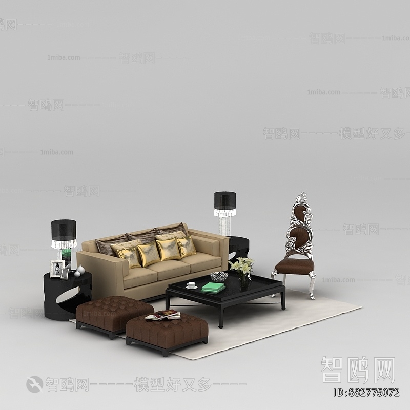 European Style Sofa Combination