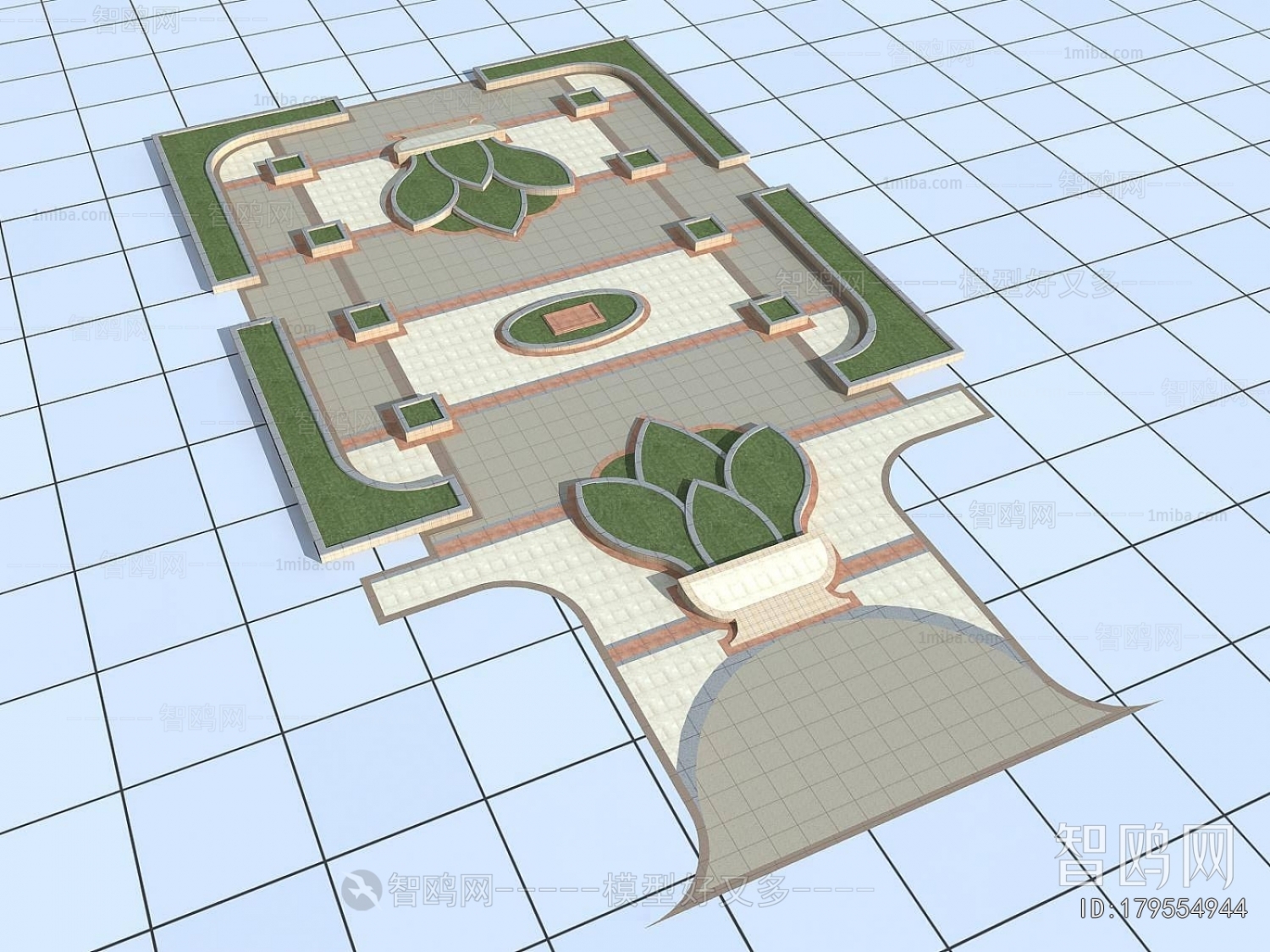 Modern Park Landscape