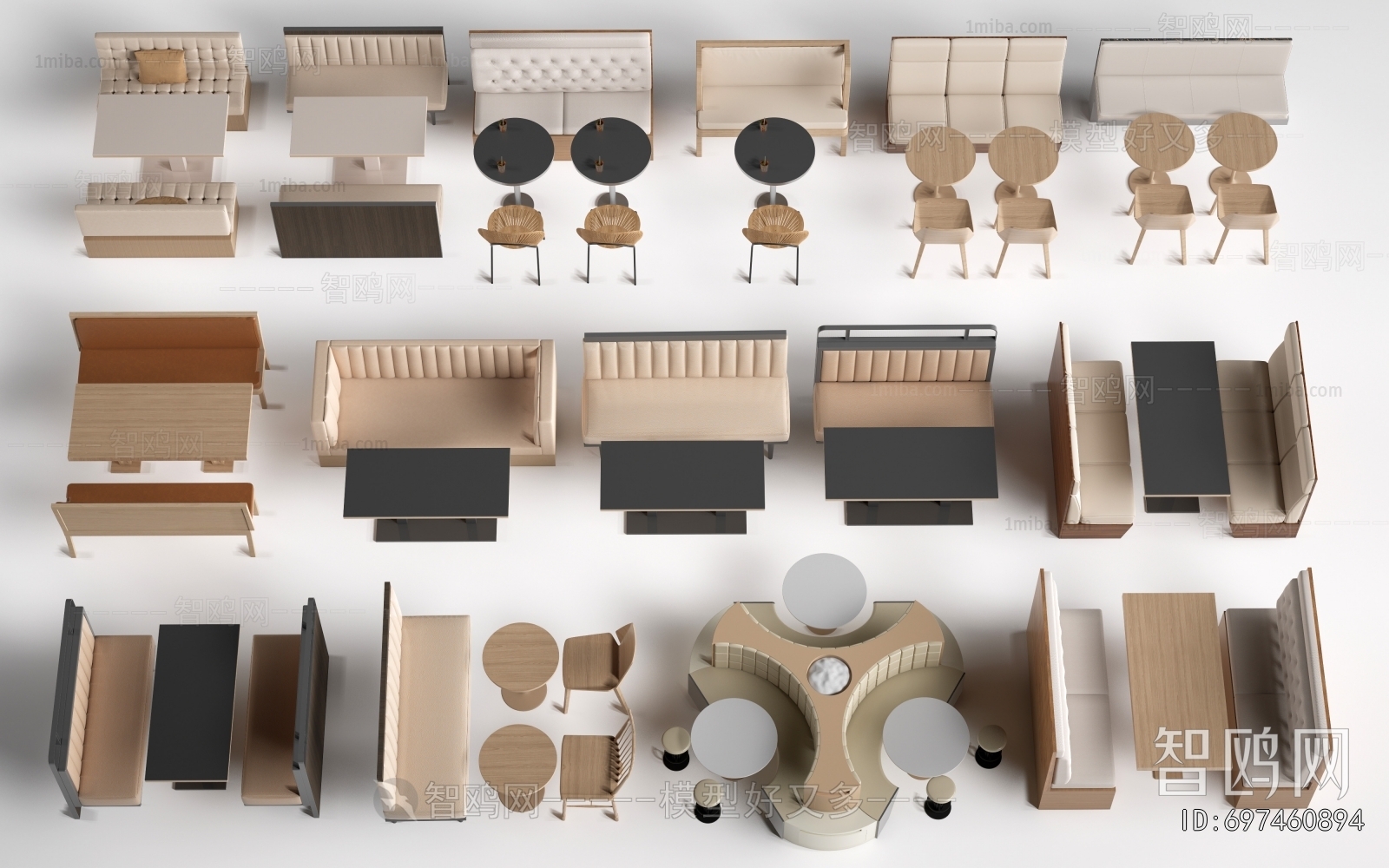 Modern Card Seat Sofa