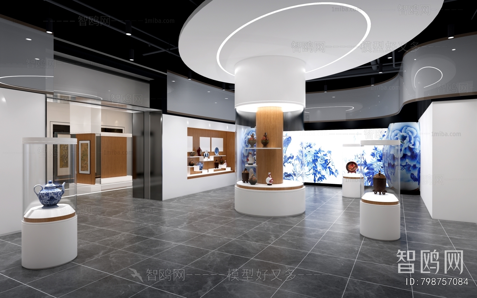 New Chinese Style Exhibition Hall