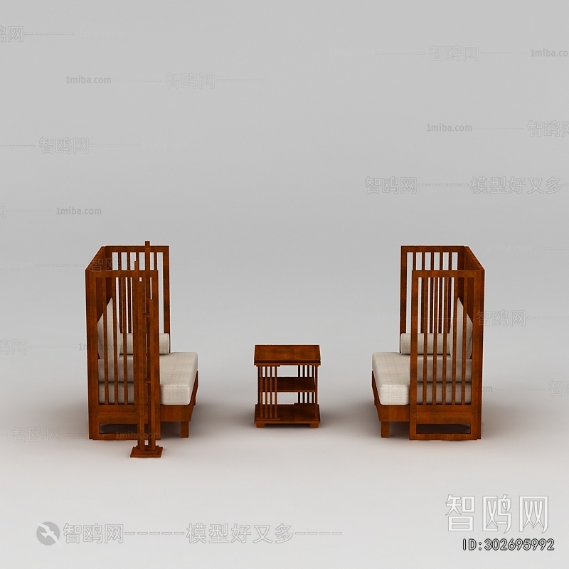 New Chinese Style Sofa Combination