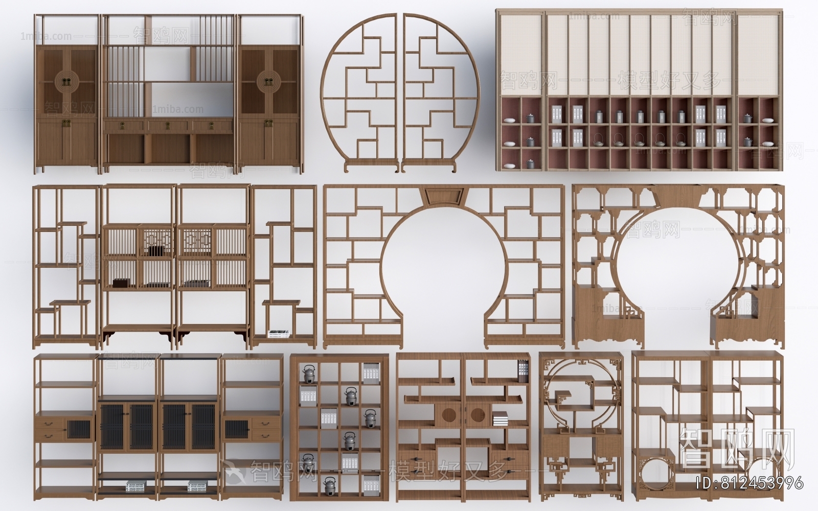 New Chinese Style Antique Rack