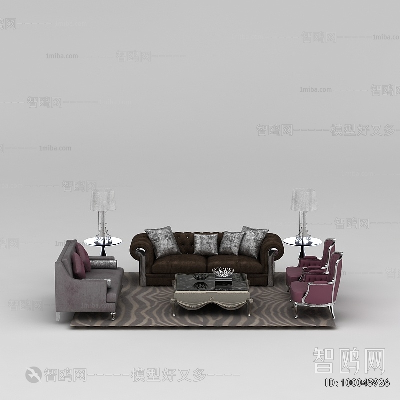 European Style Sofa Combination