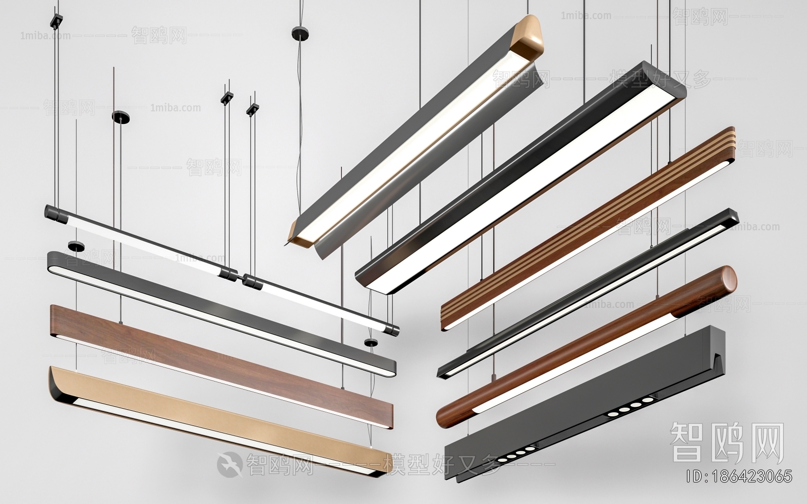 Modern Long Chandelier