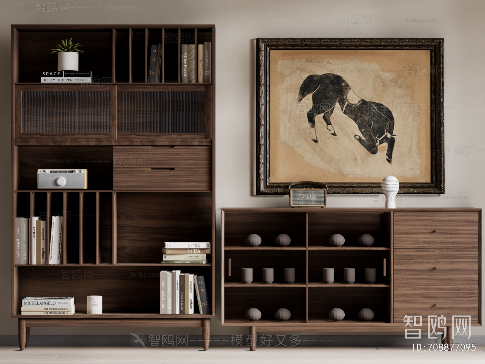 New Chinese Style Bookcase