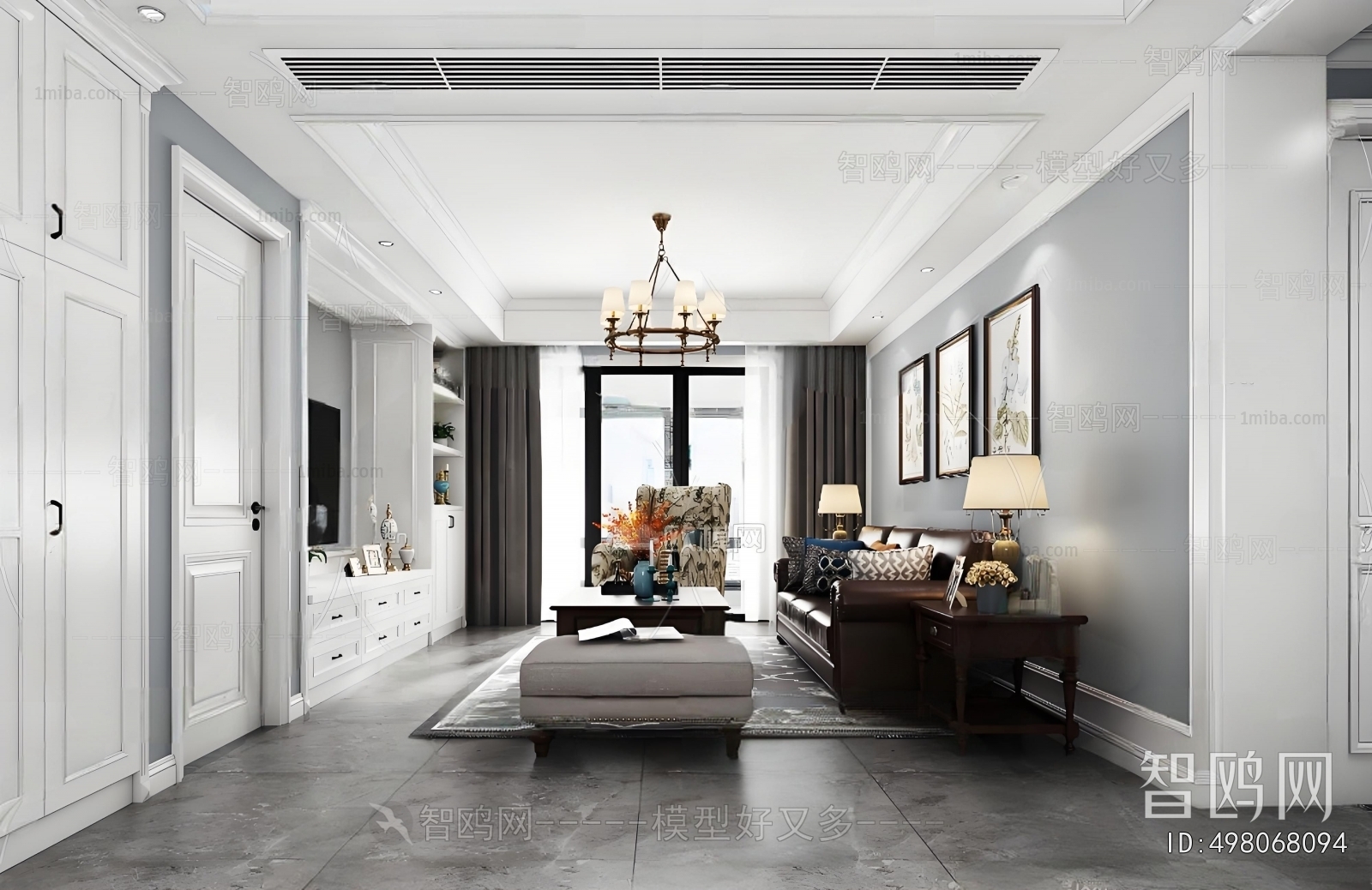 American Style A Living Room