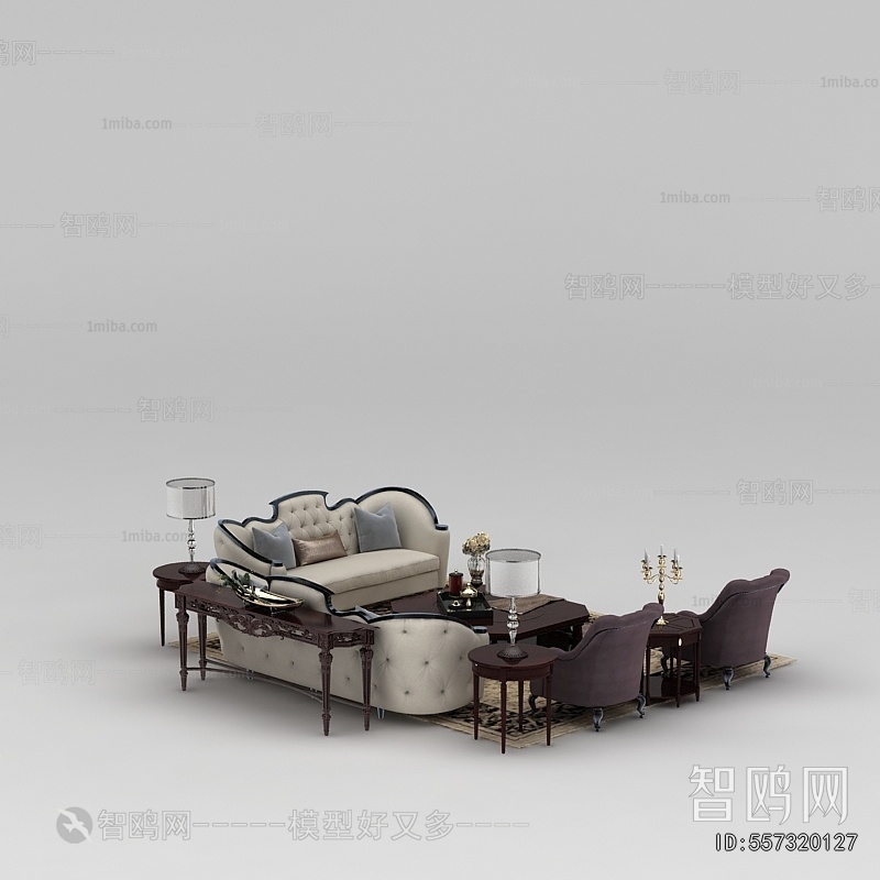 European Style Sofa Combination