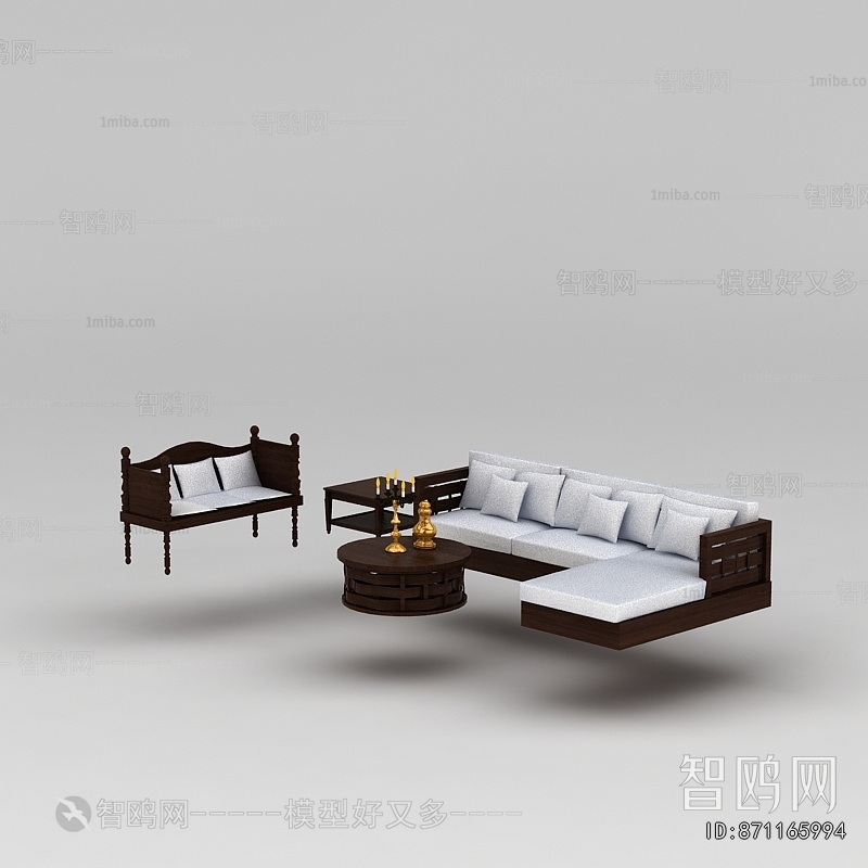Southeast Asian Style Sofa Combination