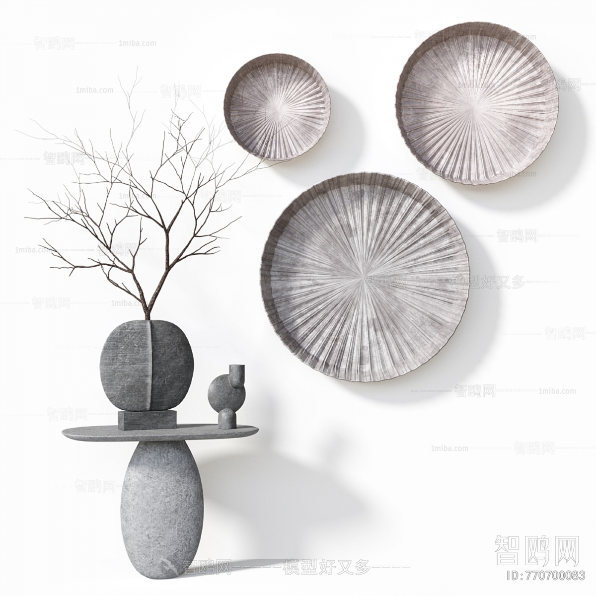 Wabi-sabi Style Dried Branch