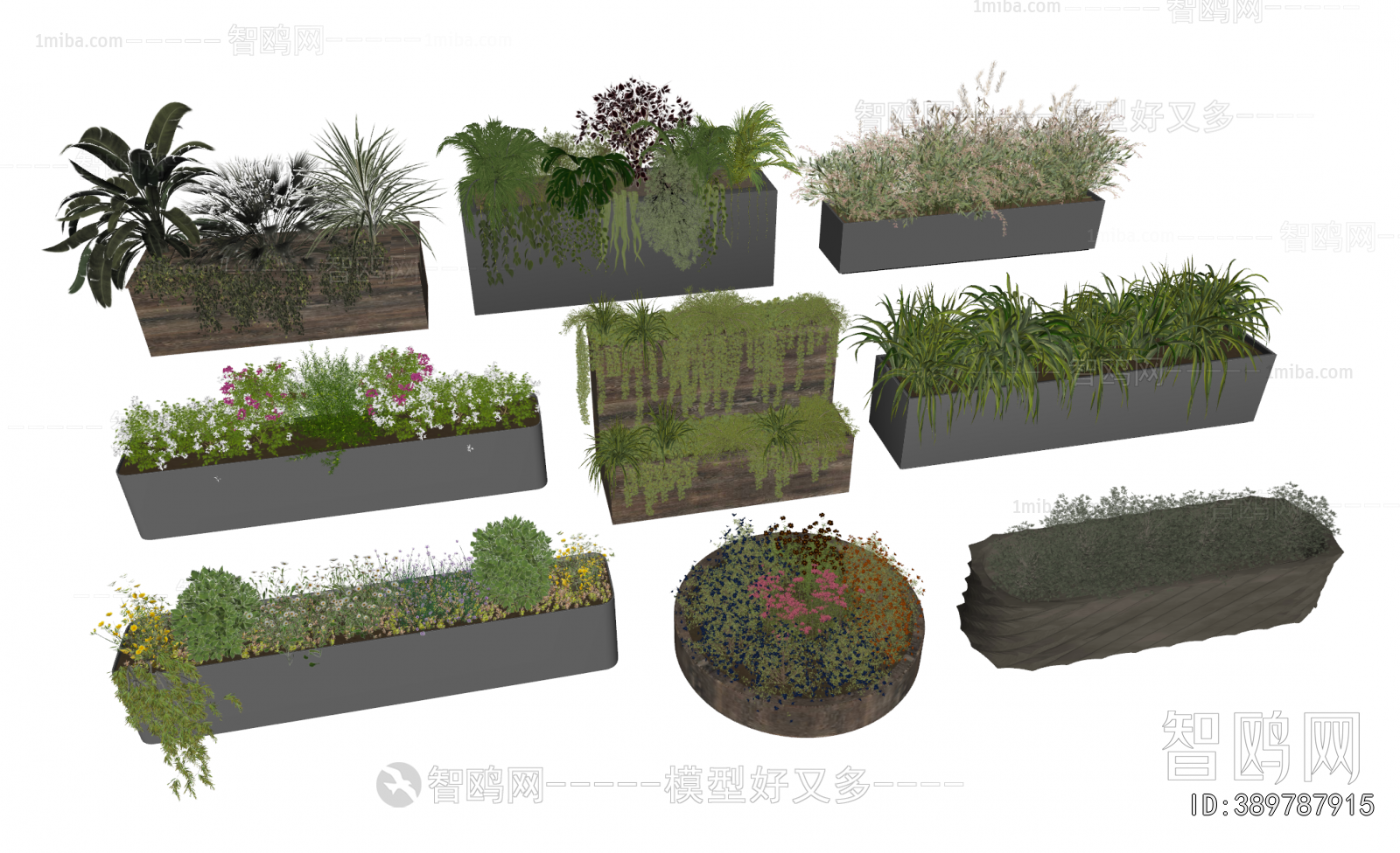 Modern Flower Bed, Flower Bowl, Flower Box