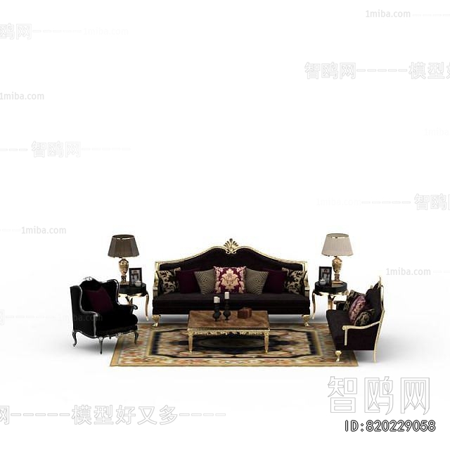 European Style Sofa Combination