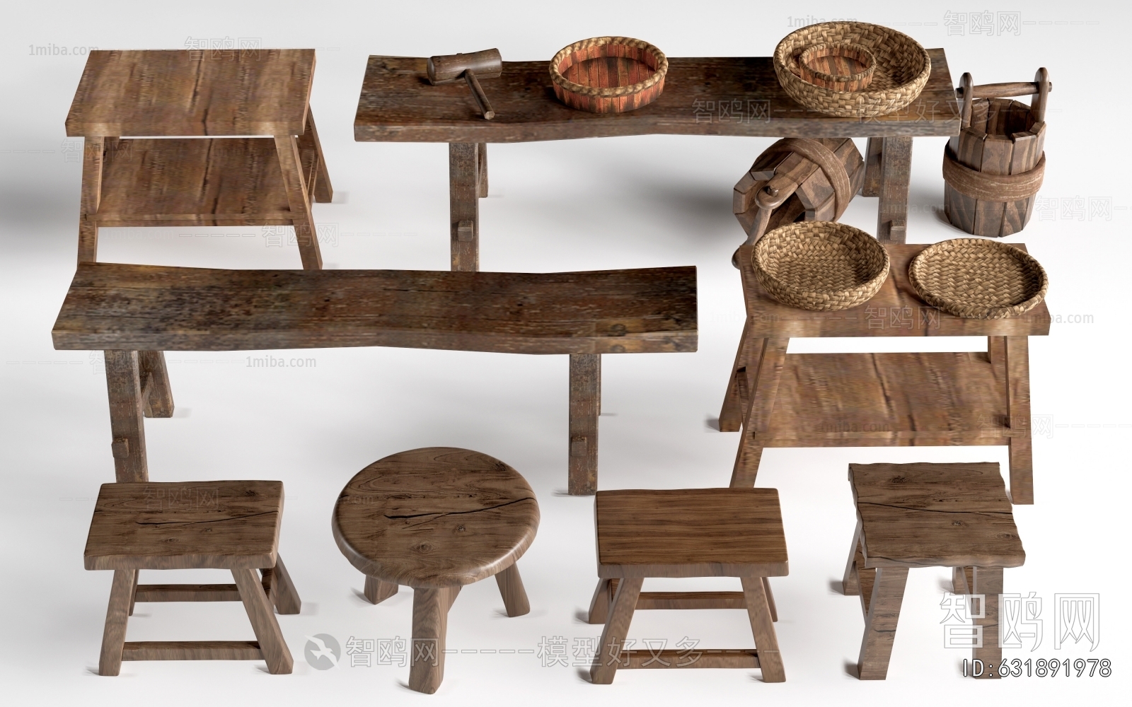 New Chinese Style Wooden Bench Or Stool