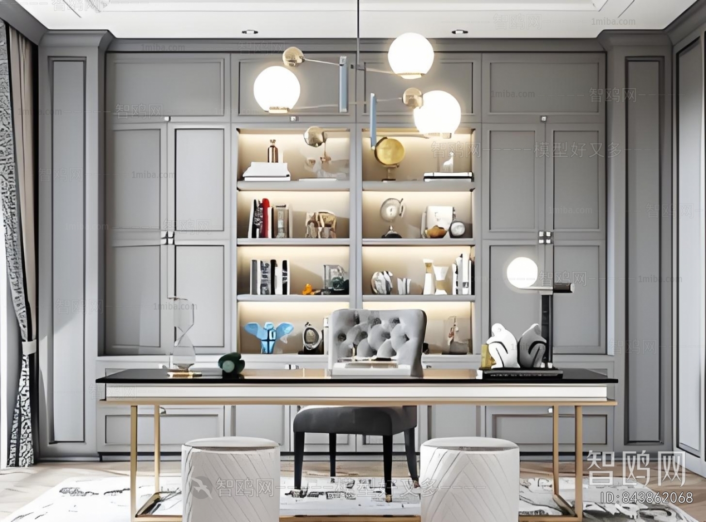 American Style Study Space