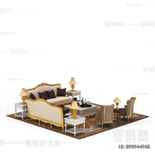 European Style Sofa Combination