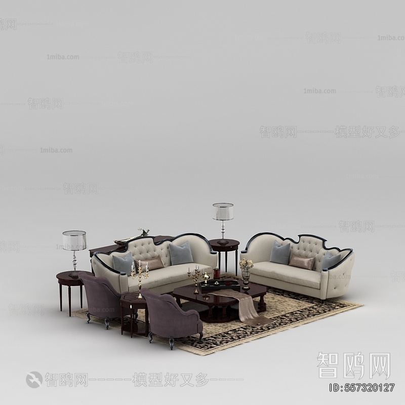 European Style Sofa Combination