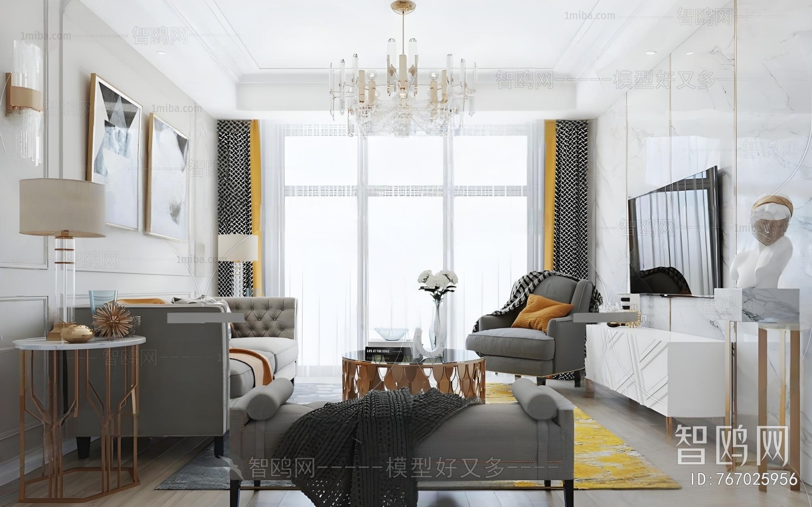 American Style A Living Room