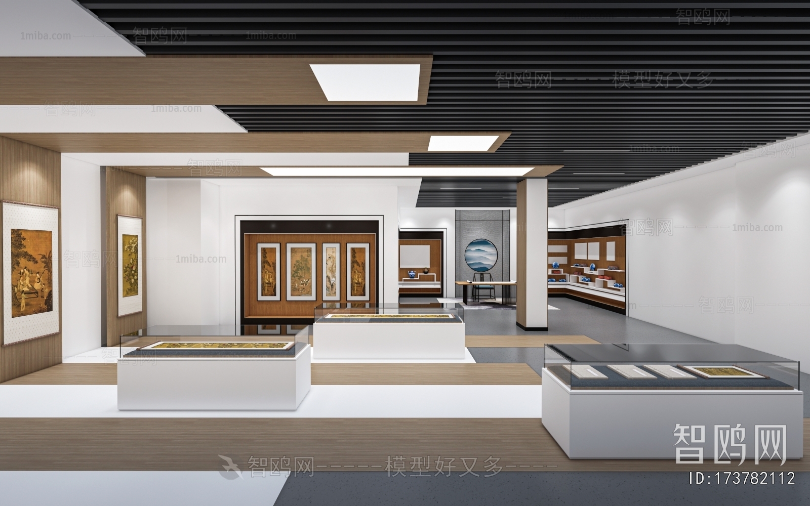 New Chinese Style Exhibition Hall