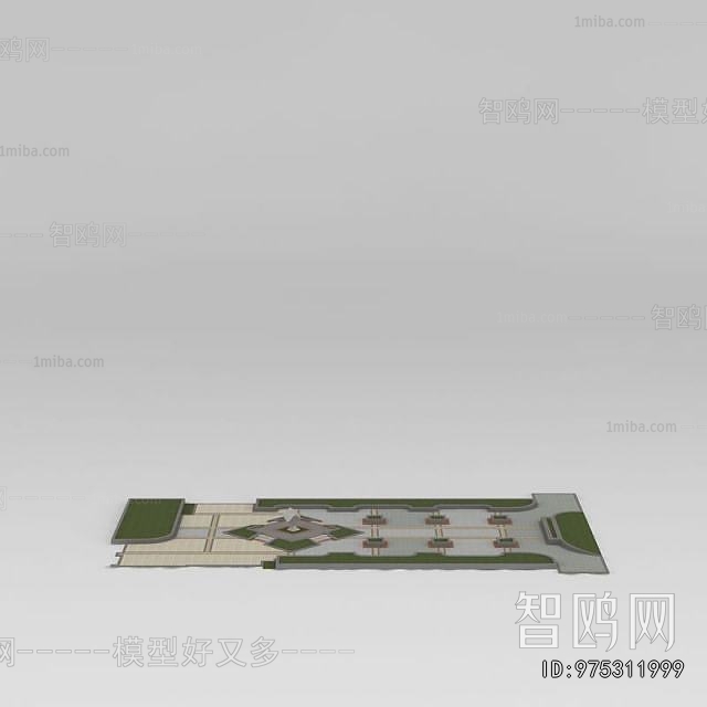 Modern Park Landscape