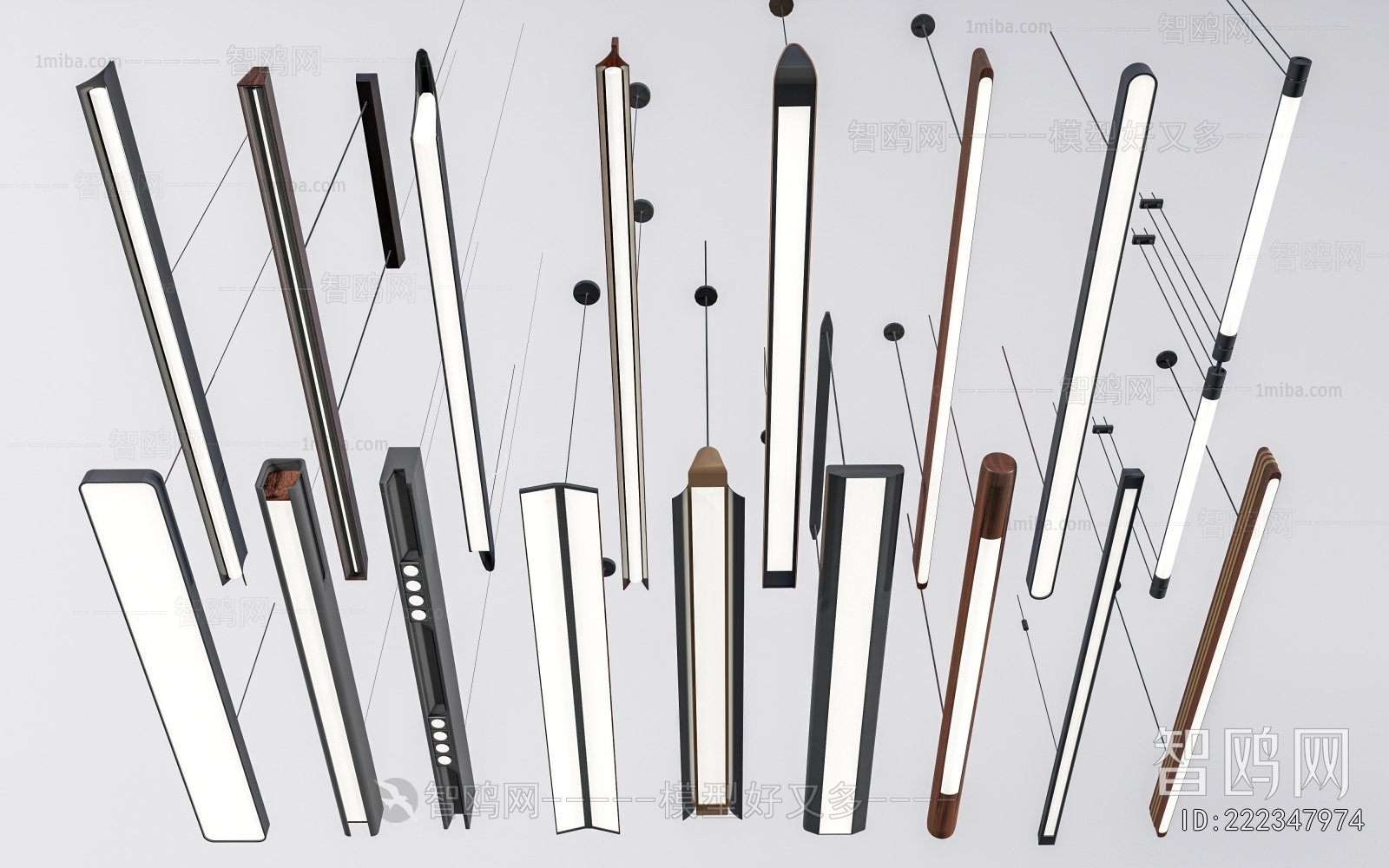 Modern Long Chandelier