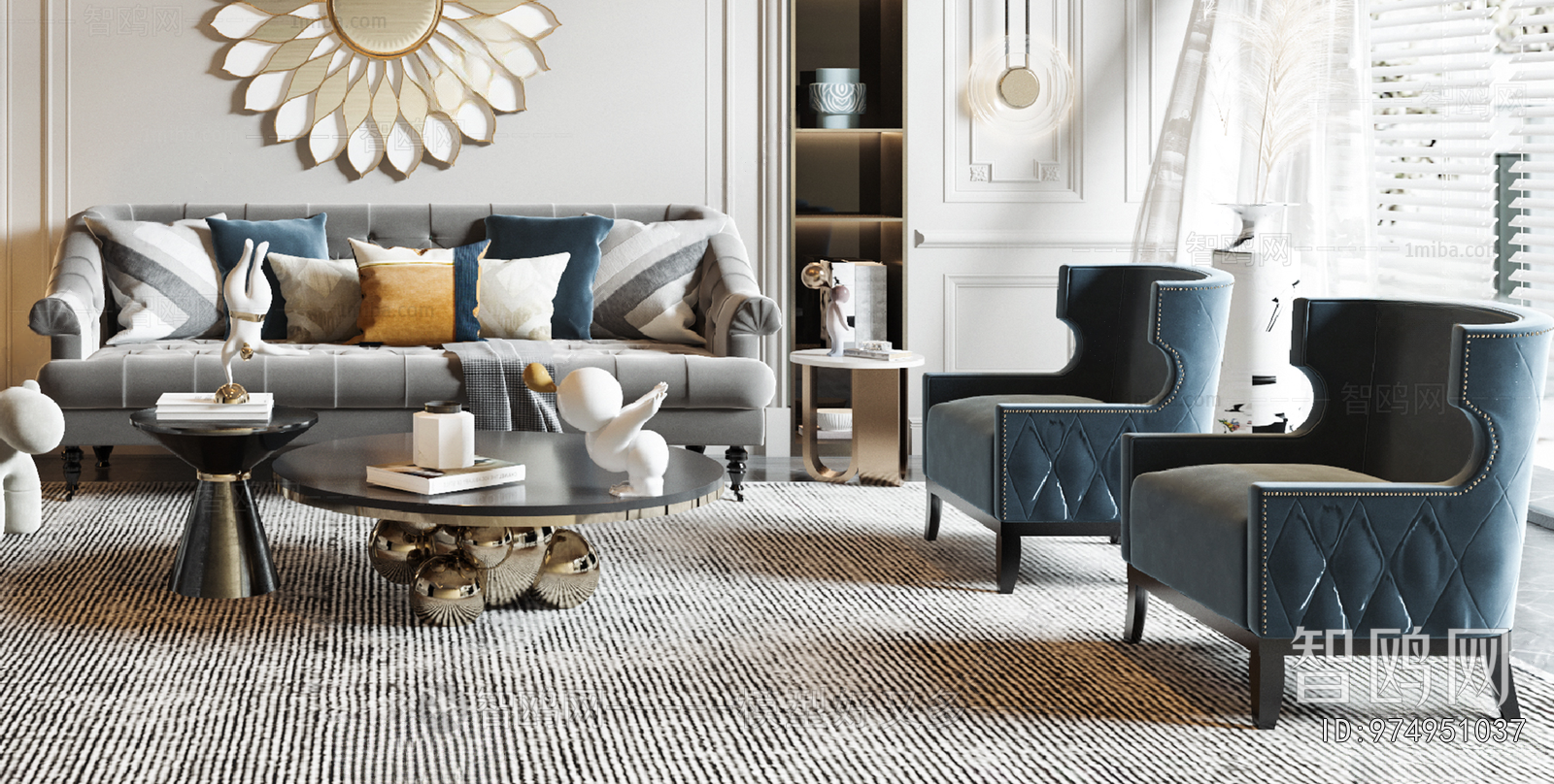 American Style A Living Room