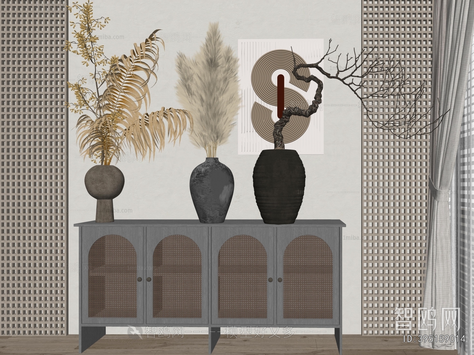 Wabi-sabi Style Dried Branch