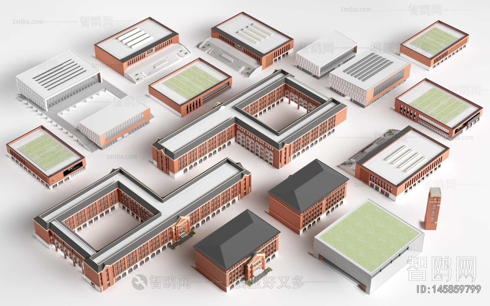 Modern School Building