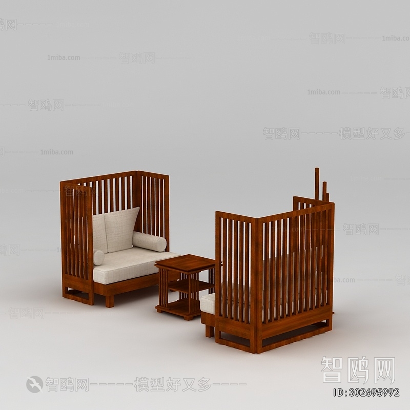 New Chinese Style Sofa Combination