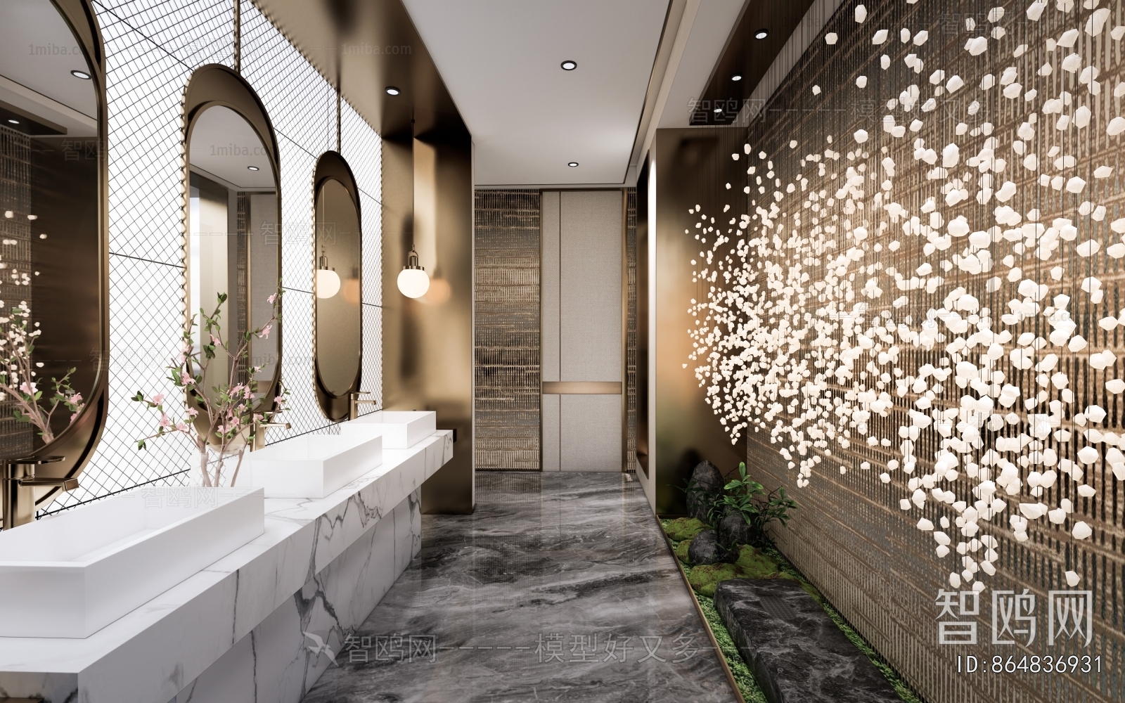 New Chinese Style Public Toilet