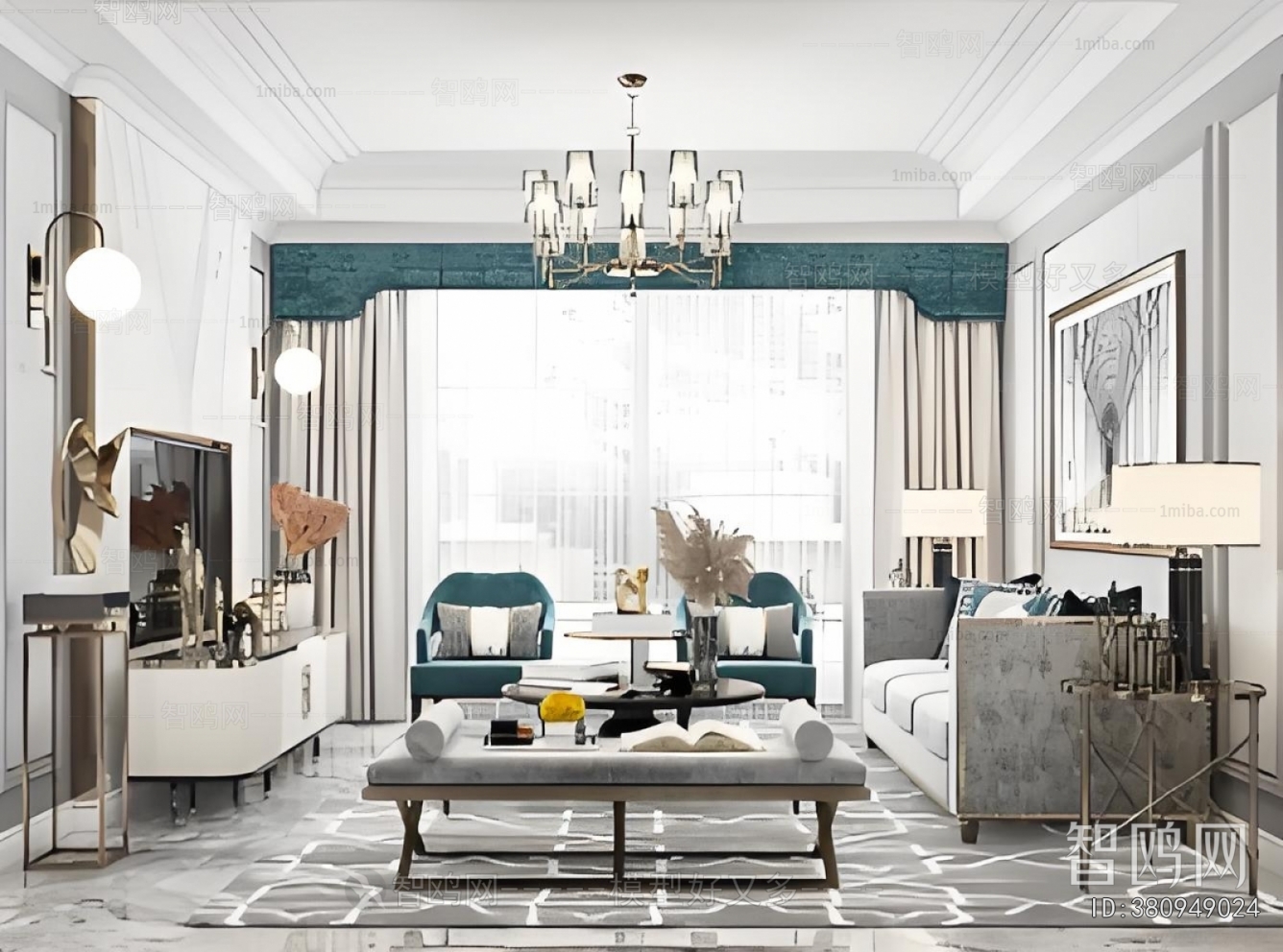 American Style A Living Room