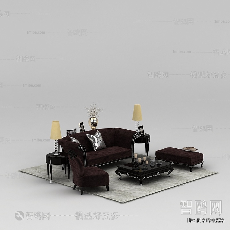 European Style Sofa Combination