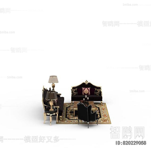 European Style Sofa Combination