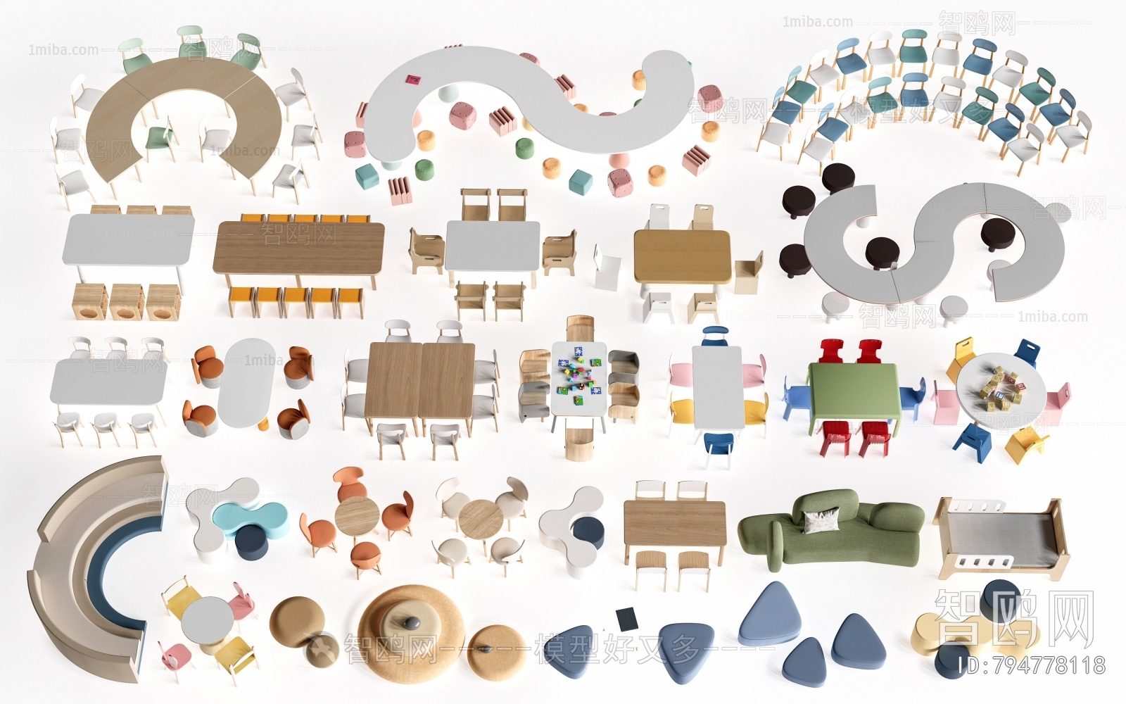 Modern Children's Table/chair