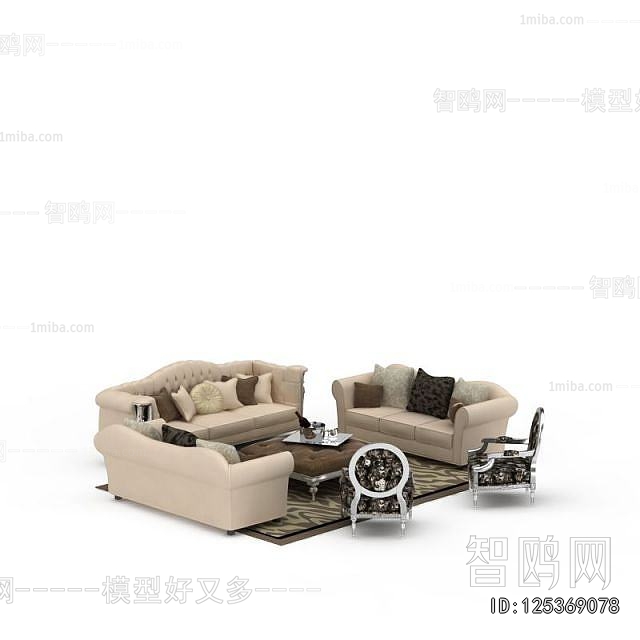 European Style Sofa Combination