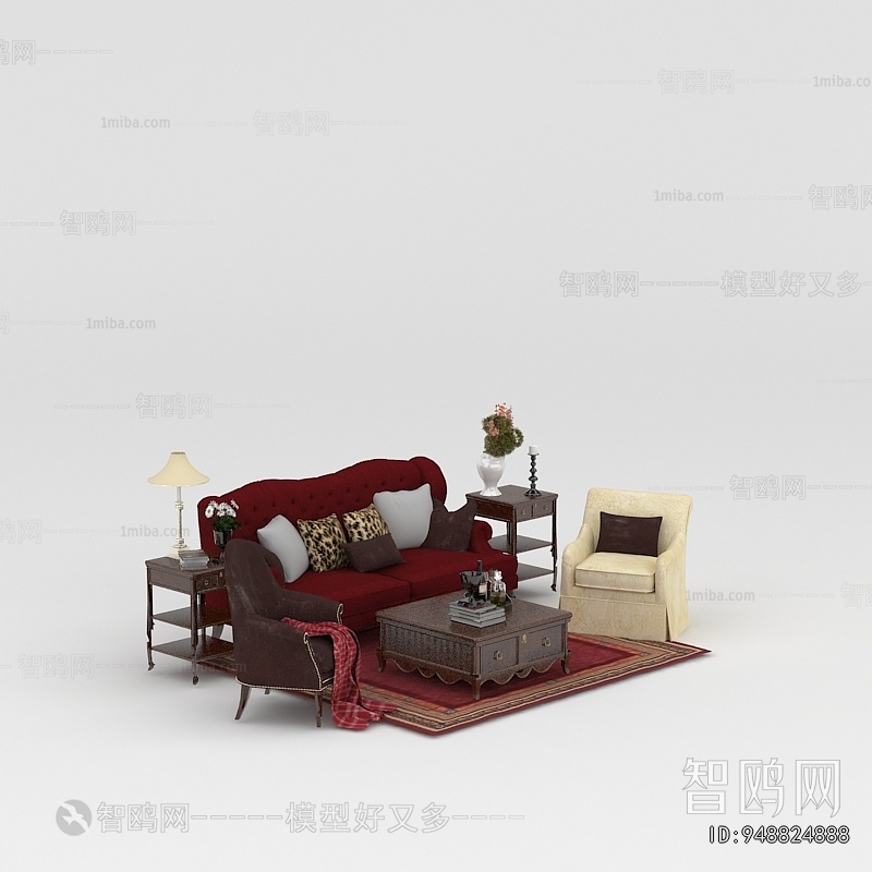 European Style Sofa Combination