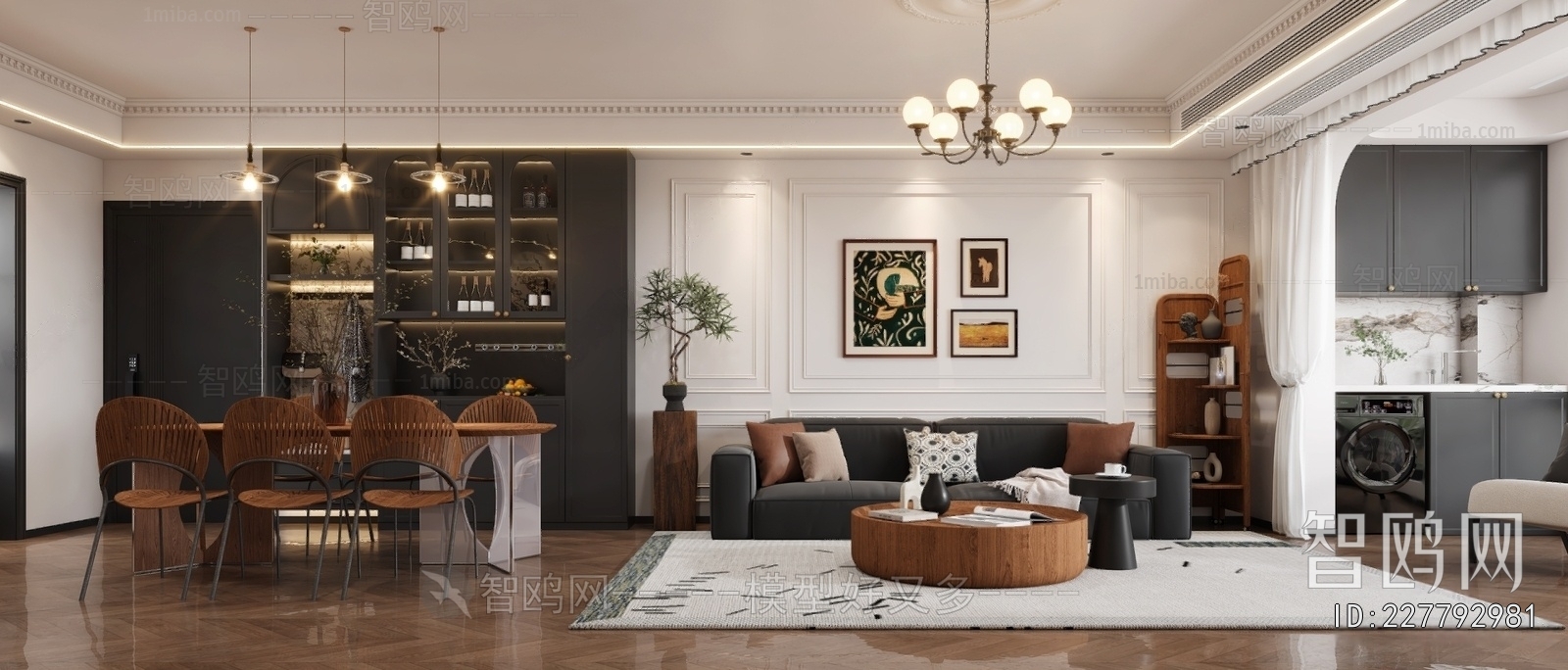 American Style A Living Room