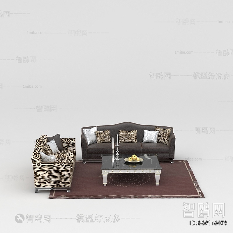Simple European Style Sofa Combination