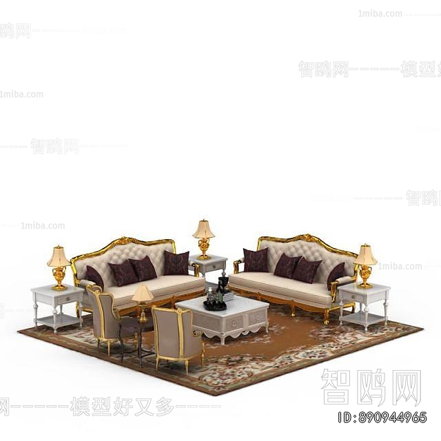 European Style Sofa Combination