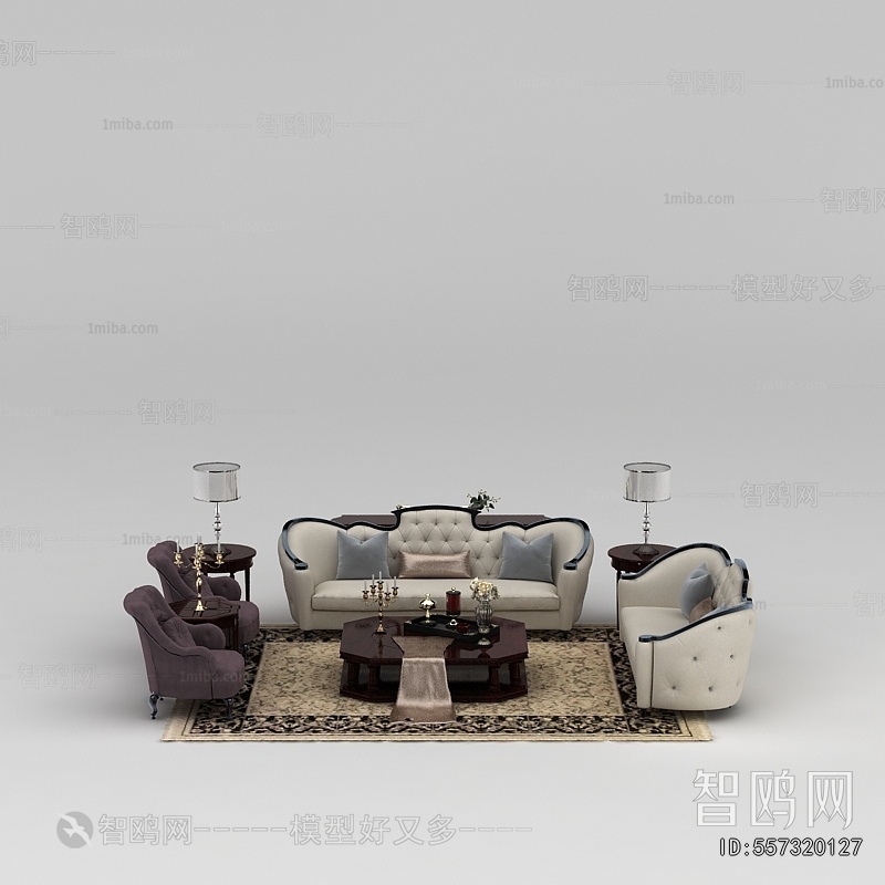 European Style Sofa Combination