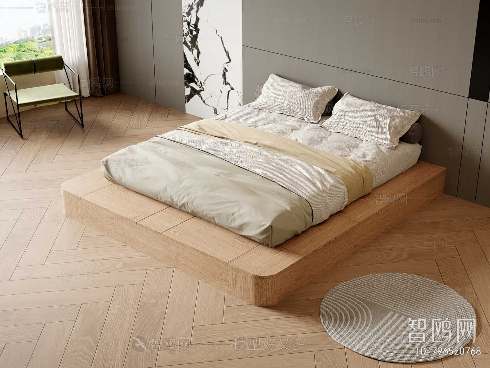 Modern Double Bed