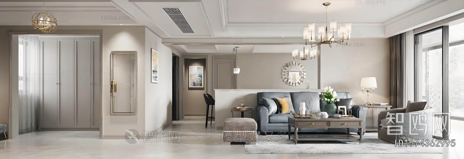 American Style A Living Room