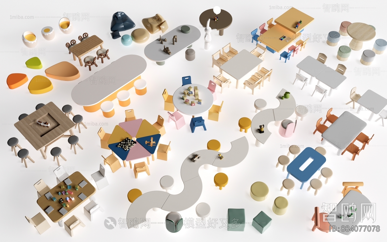 Modern Children's Table/chair