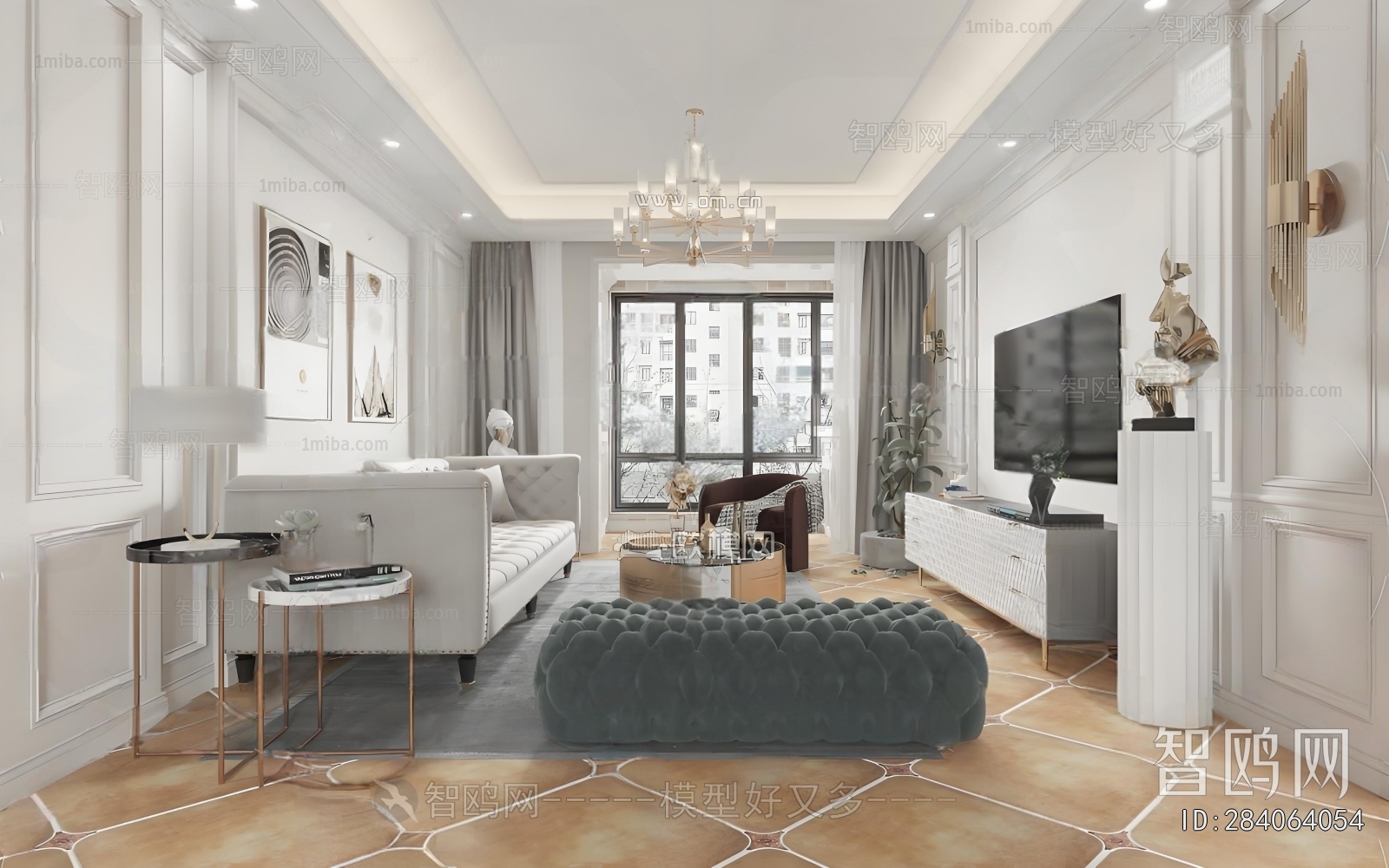 American Style A Living Room