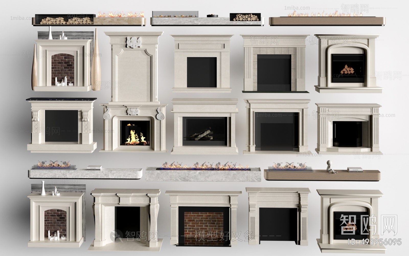 European Style Fireplace