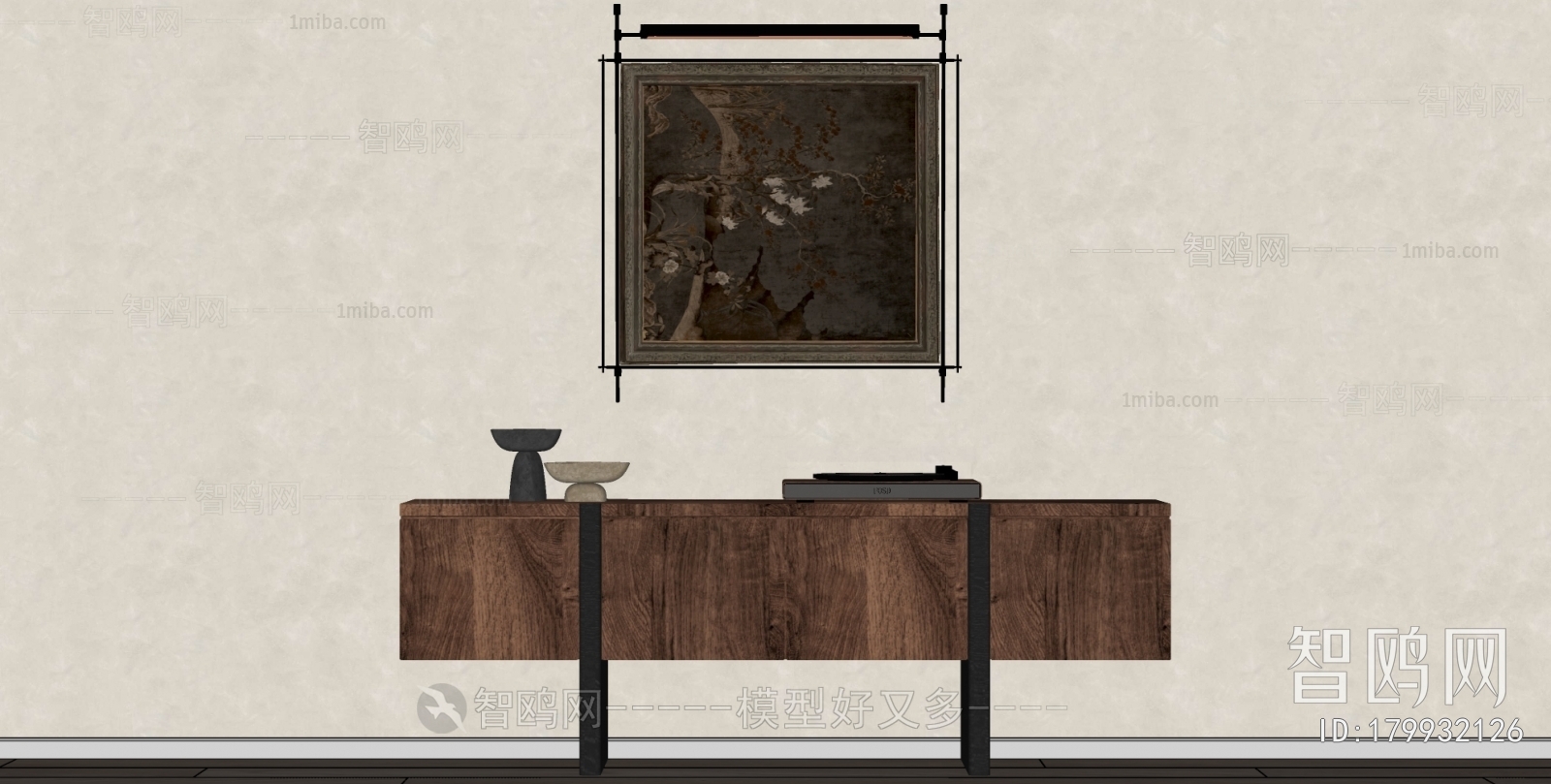 Wabi-sabi Style Side Cabinet