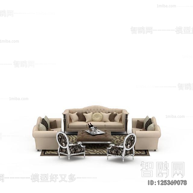 European Style Sofa Combination