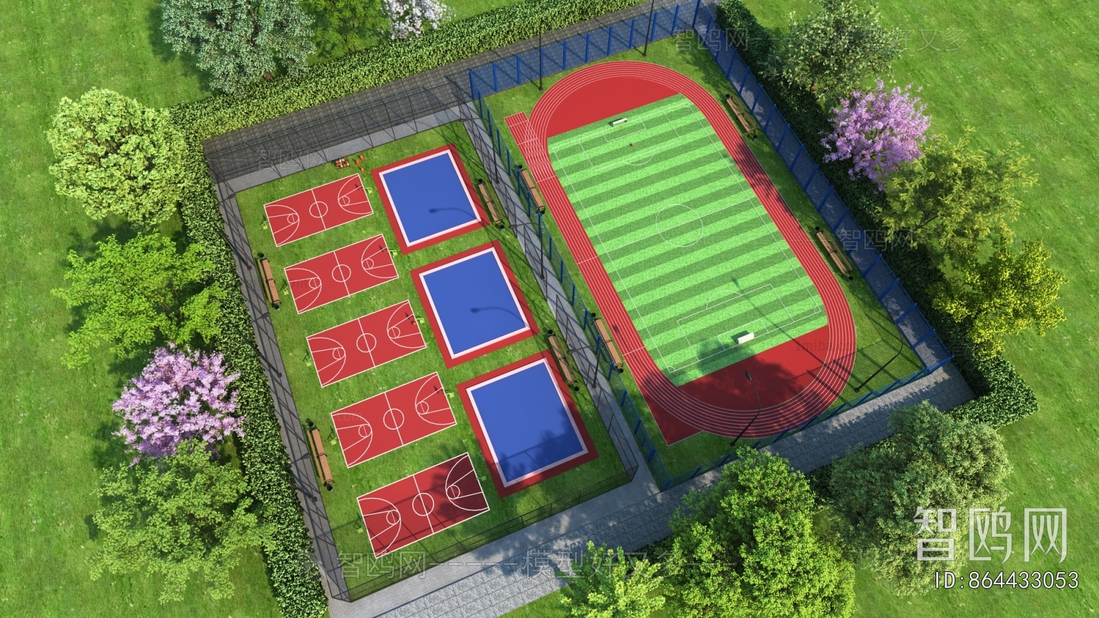 Modern Outdoor Sports Stadium